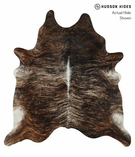 Dark Brindle Cowhide Rug #12691