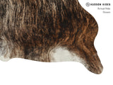 Dark Brindle Cowhide Rug #12691