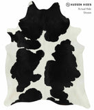 Black and White Cowhide Rug #12718