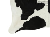 Black and White Cowhide Rug #12718