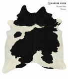 Black and White Cowhide Rug #12756