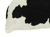 Black and White Cowhide Rug #12756