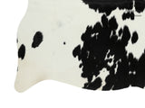 Black and White Cowhide Rug #12773