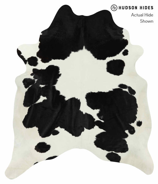 Black and White Cowhide Rug #12801