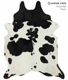 Black and White Cowhide Rug #12830