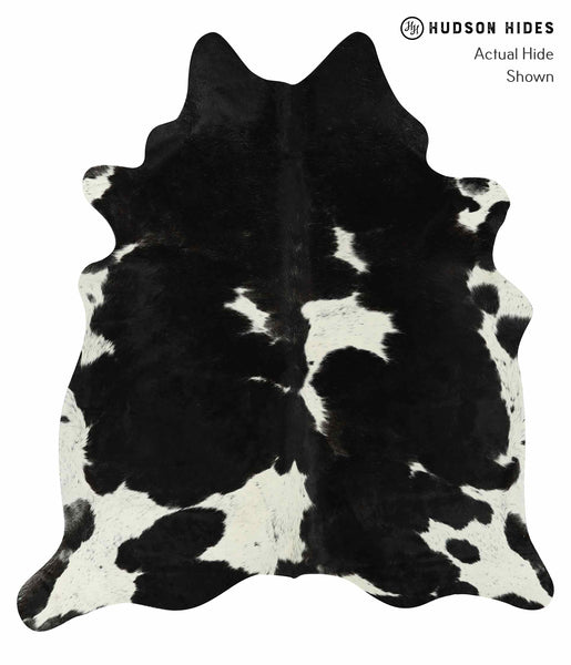 Black and White Cowhide Rug #12920