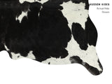 Black and White Cowhide Rug #12920