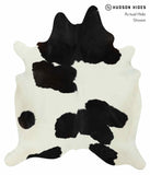 Black and White Cowhide Rug #12930