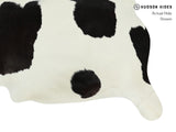 Black and White Cowhide Rug #12930