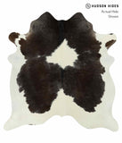 Black and White Cowhide Rug #12945