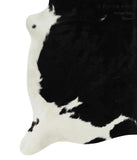 Black and White Cowhide Rug #13041