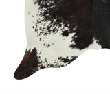 Salt and Pepper Brown X-Large Brazilian Cowhide Rug 7'7"H x 6'6"W #13138 by Hudson Hides