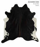 Black and White Cowhide Rug #13224