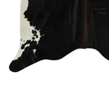 Black and White Cowhide Rug #13224