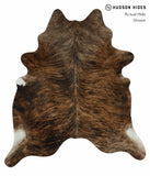 Dark Brindle Cowhide Rug #13257