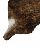 Dark Brindle Cowhide Rug #13257