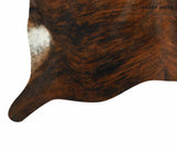 Dark Brindle Cowhide Rug #13293