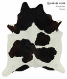 Black and White Cowhide Rug #13325