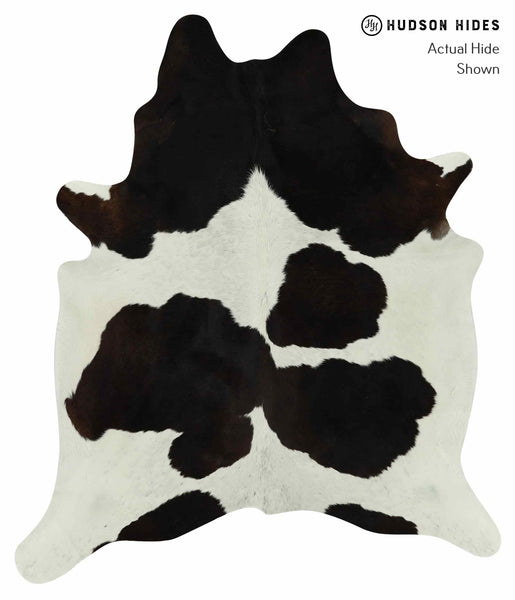 Black and White Cowhide Rug #13325