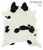 Black and White Cowhide Rug #13361