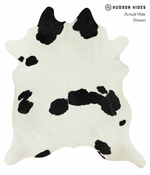 Black and White Cowhide Rug #13361