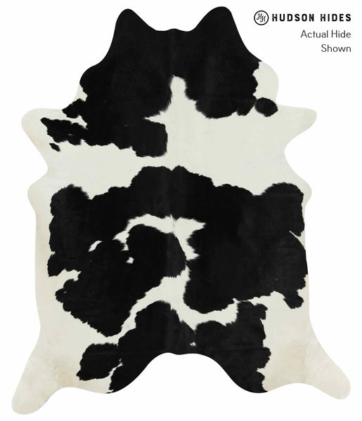 Black and White Cowhide Rug #13389