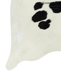 Black and White Cowhide Rug #13414