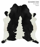 Black and White Cowhide Rug #13477