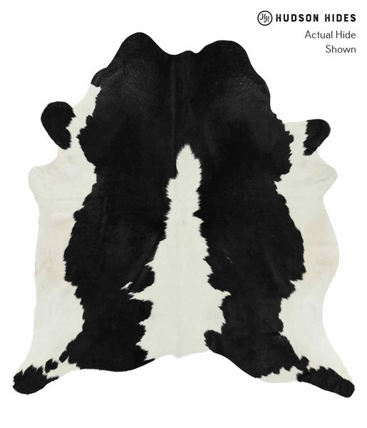 Black and White Cowhide Rug #13477