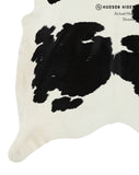 Black and White Cowhide Rug #13514