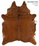 Medium Brindle Cowhide Rug #13586