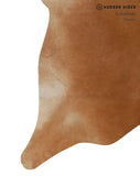 Solid Brown Cowhide Rug #13653
