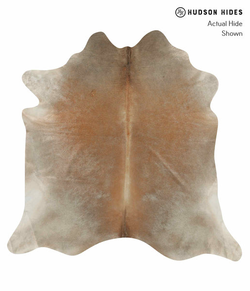 Brown with Red Cowhide Rug #13664