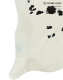 Black and White Cowhide Rug #13694