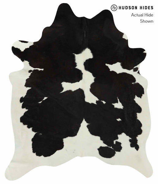 Black and White Cowhide Rug #13756