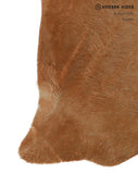 Solid Brown Cowhide Rug #13759