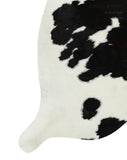 Black and White Cowhide Rug #13763