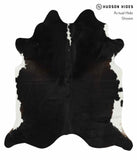 Black and White Cowhide Rug #13772
