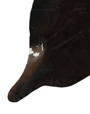 Solid Black Cowhide Rug #13799