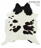 Black and White Cowhide Rug #13842