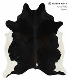 Black and White Cowhide Rug #13843
