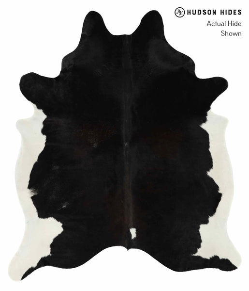 Black and White Cowhide Rug #13843