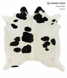 Black and White Cowhide Rug #13861
