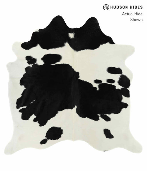 Black and White Cowhide Rug #13885