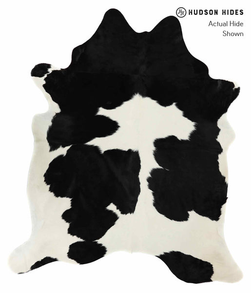 Black and White Cowhide Rug #13915