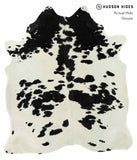 Black and White Cowhide Rug #13985