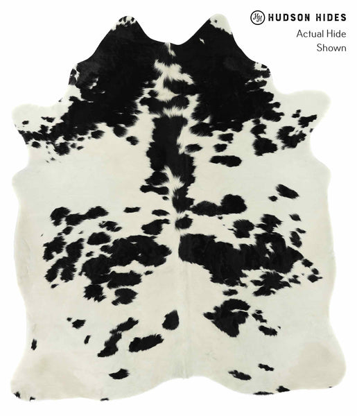 Black and White Cowhide Rug #13985