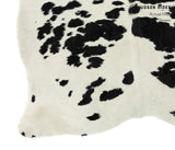 Black and White Cowhide Rug #13985