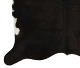 Solid Black Cowhide Rug #14059