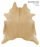 Solid Brown Cowhide Rug #14108